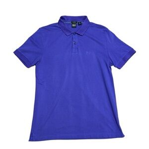109 HUGO BOSS Men’s Piro Pima Cotton Regular Fit Polo - Purple, Large